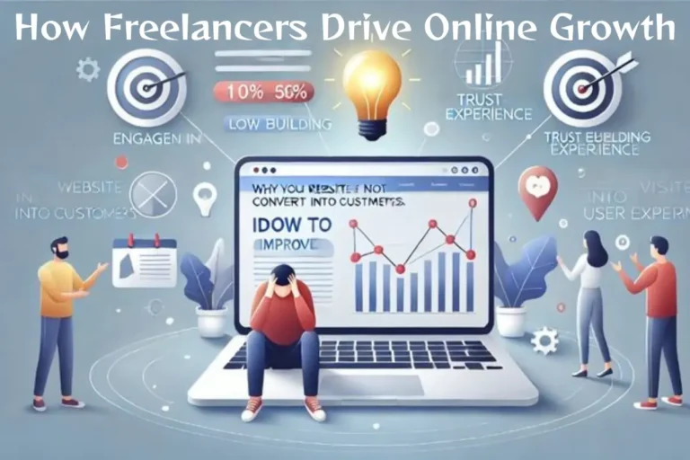 online business growth with freelancer